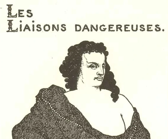 cover from "Les liaisons dangereuse" book